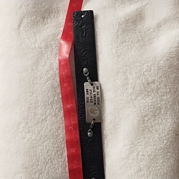 Bracelet meant to be new on box leather and silver - Picture 6 of 6